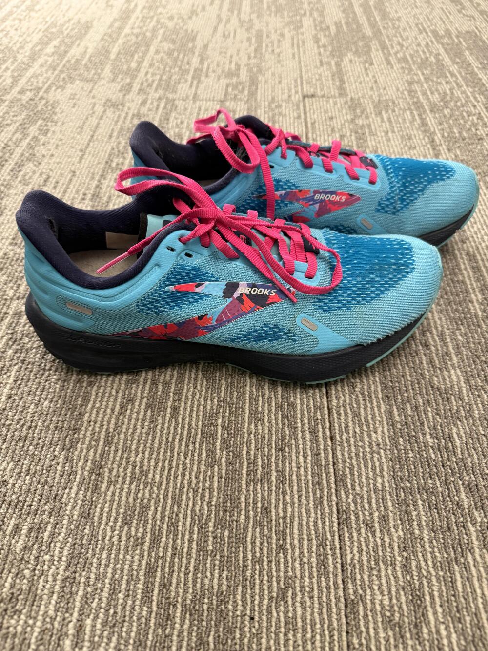 Brooks Launch 9 Running Shoes Womens Size 7.5 Blue Pink Dick's Sports Matter